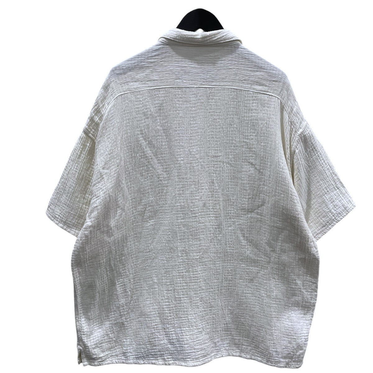 Porter Classic オープンカラー半袖シャツ SASHIKO LINEN PREMIUM HALF SLEEVE SHIRT 刺し子リネンプレミアム ハーフスリーブシャツ 古着・中古-2枚目のアイテム画像