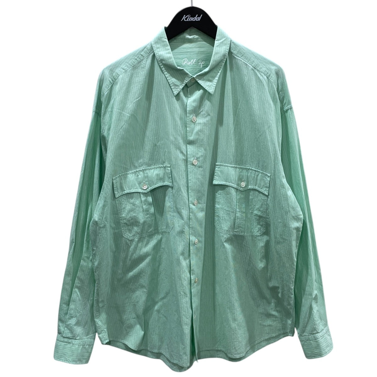 ストライプ柄シャツ ROLL UP STRIPE SHIRT ロールアップ ストライプシャツ PC-016-1315