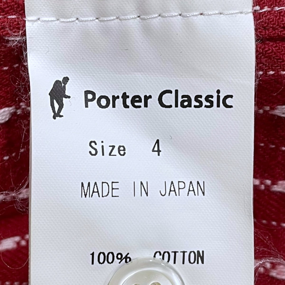 Porter Classic 20SS 半袖シャツ HAPPY RED SHORT SLEEVE SHIRT ハッピー レッド ショートスリーブシャツ PC-053-1337 古着・中古-6枚目のアイテム画像
