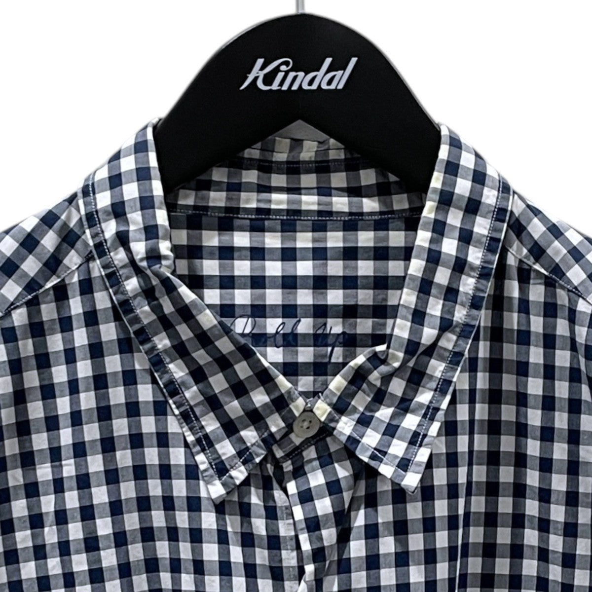 Porter Classic ギンガムチェック柄シャツ ROLL UP GINGHAM CHECK SHIRT ロールアップ ギンガムチェックシャツ 古着・中古-3枚目のアイテム画像