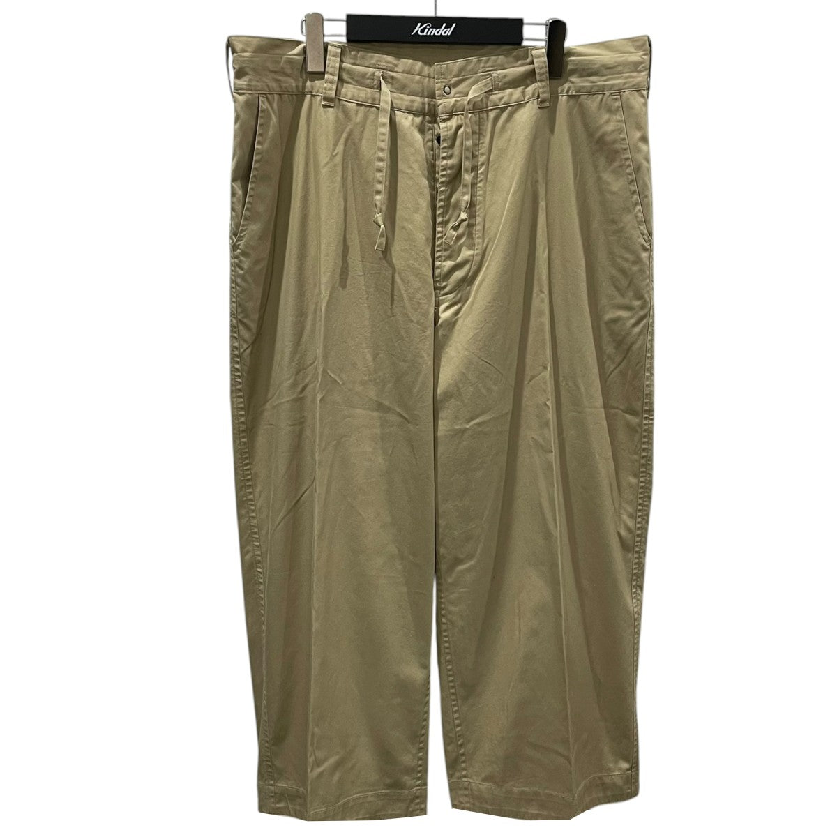 クロップドパンツ GABARDINE WIDE PANTS ギャバジンワイドパンツ