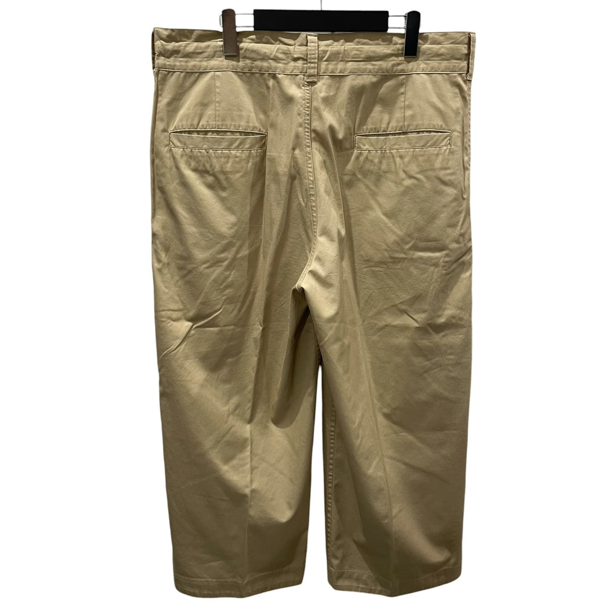 クロップドパンツ GABARDINE WIDE PANTS ギャバジンワイドパンツ