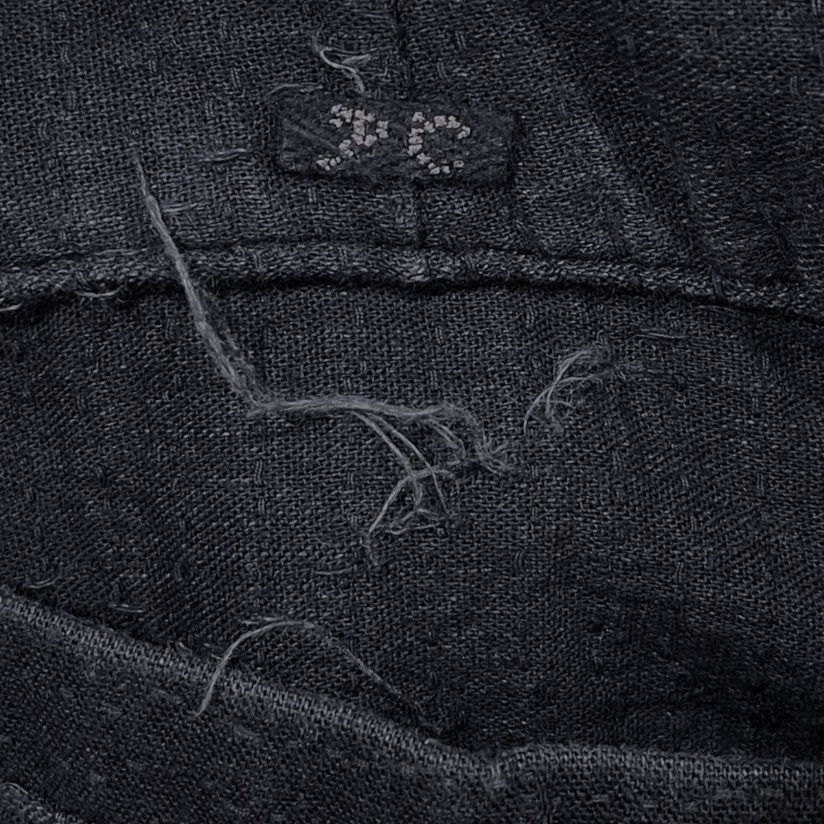 ダイヤ柄刺し子ストレッチワイドパンツ SASHIKO STRETCH WIDE PANTS