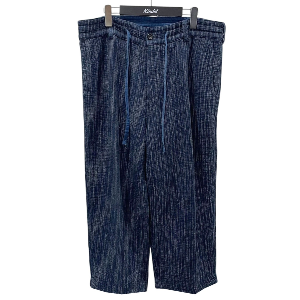 Porter Classic 刺し子織りパンツ KASURI WIDE PANTS カスリワイドパンツ 古着・中古-1枚目のアイテム画像