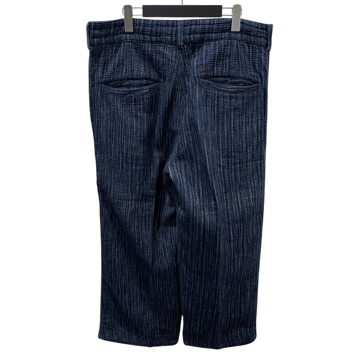 Porter Classic 刺し子織りパンツ KASURI WIDE PANTS カスリワイドパンツ 古着・中古-2枚目のアイテム画像
