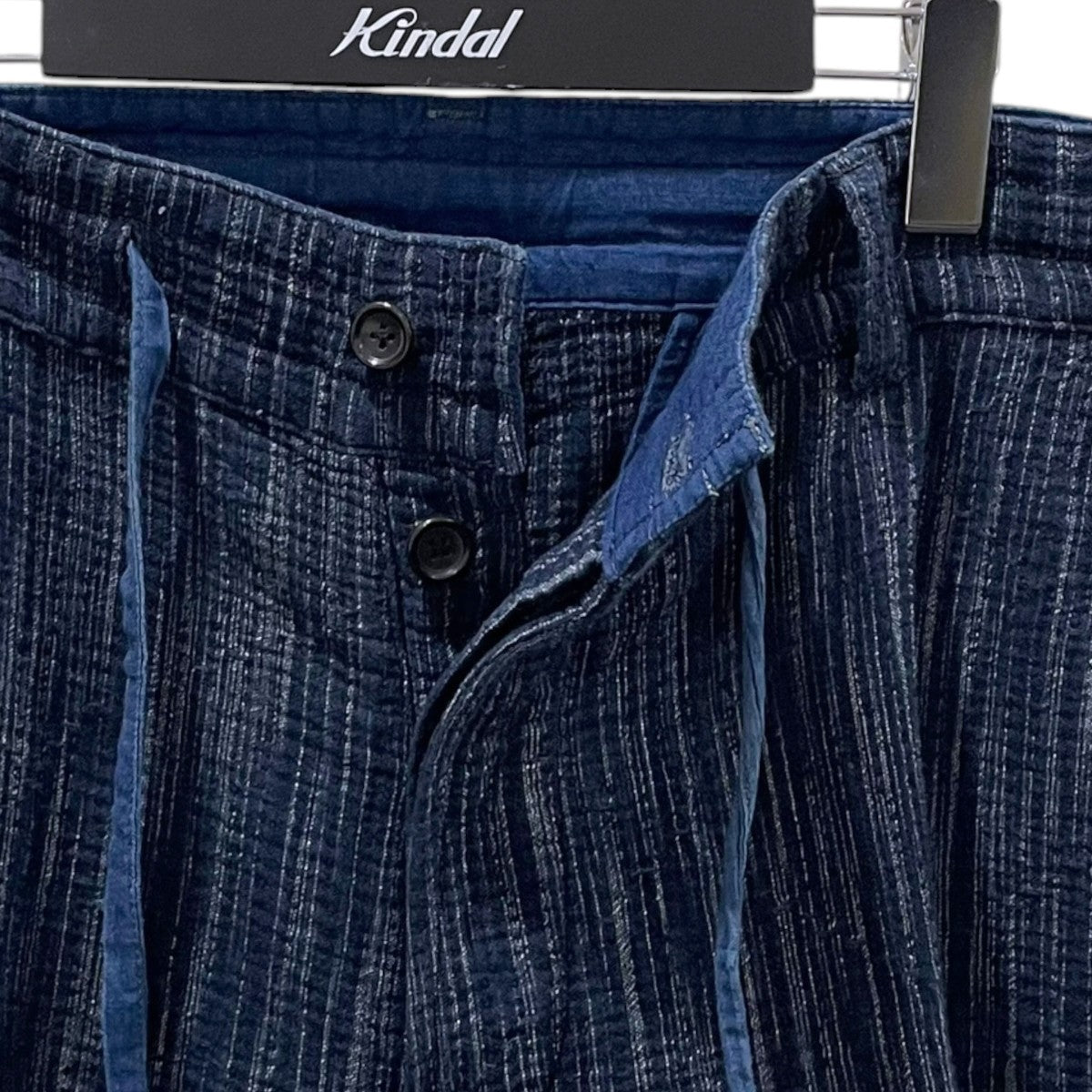 Porter Classic 刺し子織りパンツ KASURI WIDE PANTS カスリワイドパンツ 古着・中古-3枚目のアイテム画像