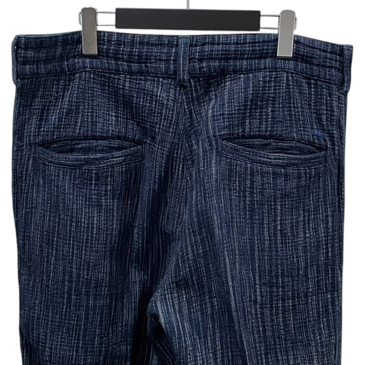 Porter Classic 刺し子織りパンツ KASURI WIDE PANTS カスリワイドパンツ 古着・中古-4枚目のアイテム画像