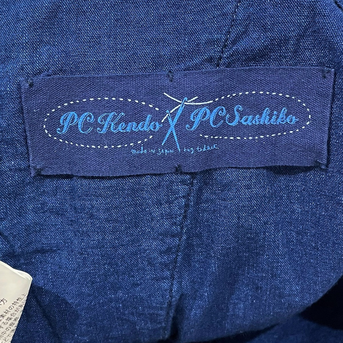 Porter Classic 刺し子織りパンツ KASURI WIDE PANTS カスリワイドパンツ 古着・中古-6枚目のアイテム画像