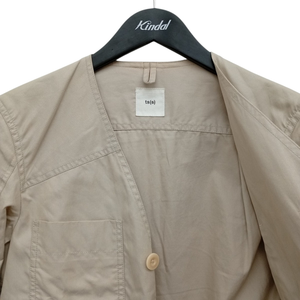 ts(s) ノーカラージャケット 古着・中古-6枚目のアイテム画像
