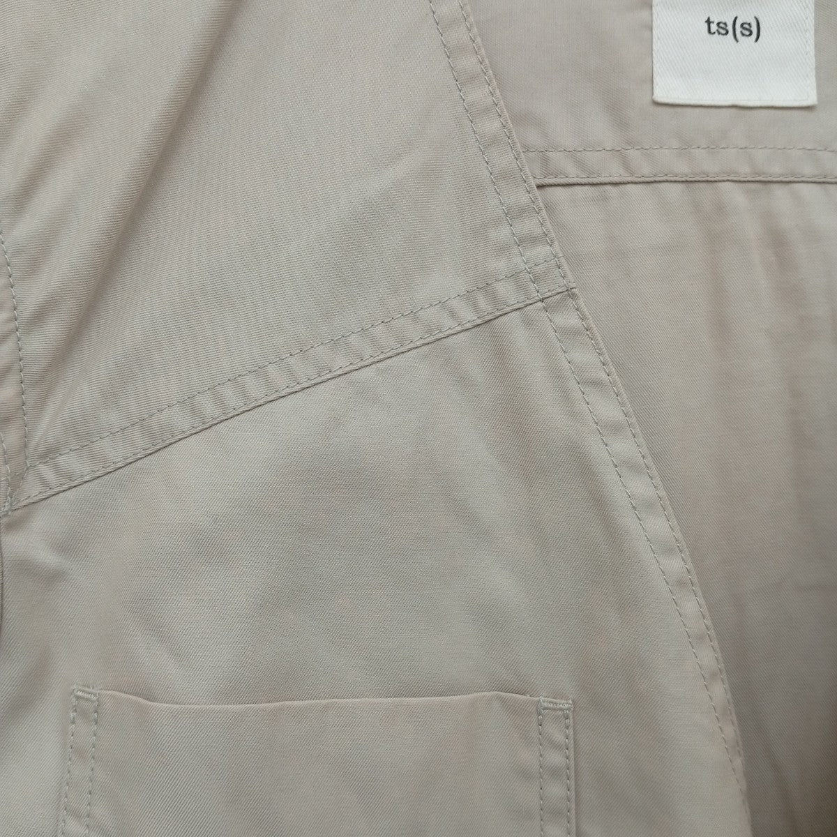 ts(s) ノーカラージャケット 古着・中古-8枚目のアイテム画像
