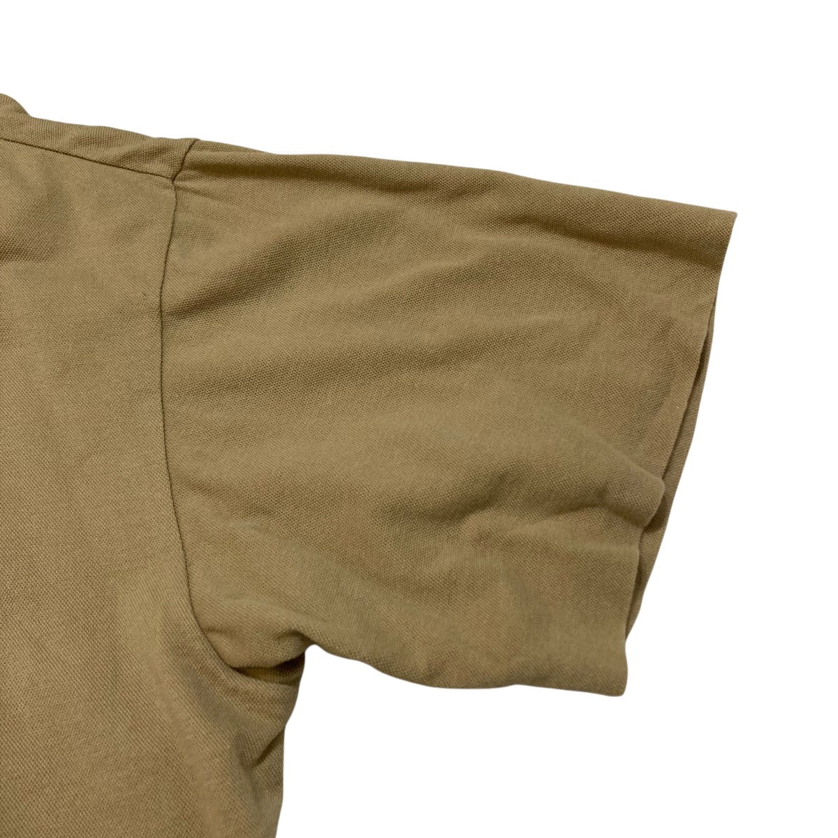 AURALEE PIQUE DOUBLE CLOTH POLO半袖ポロシャツA7SP01HK 古着・中古-4枚目のアイテム画像