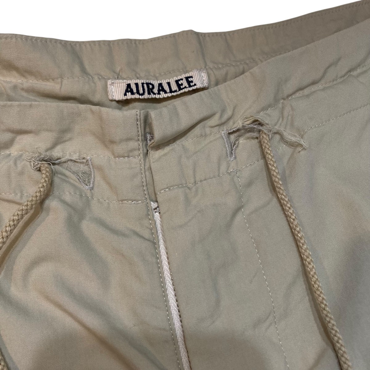 AURALEE Washed Finx Twill Easy Wide PantsイージーパンツA9SP05TN 古着・中古-7枚目のアイテム画像
