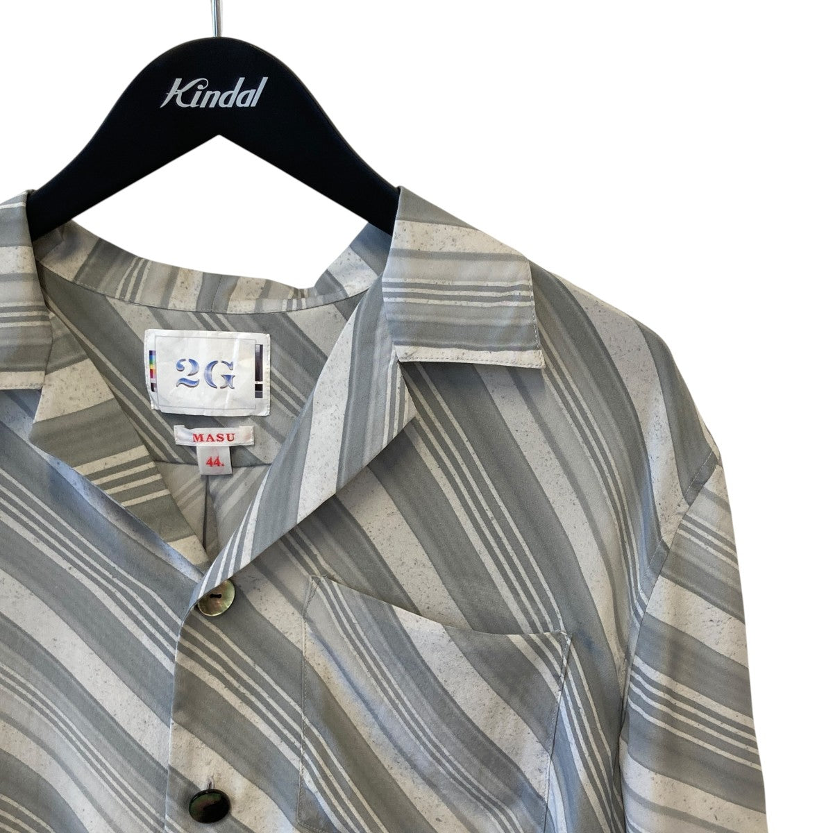 MASU 2G VASE PATTERN SHIRTS WHITE半袖シャツMFSS-SH0121G 古着・中古-3枚目のアイテム画像
