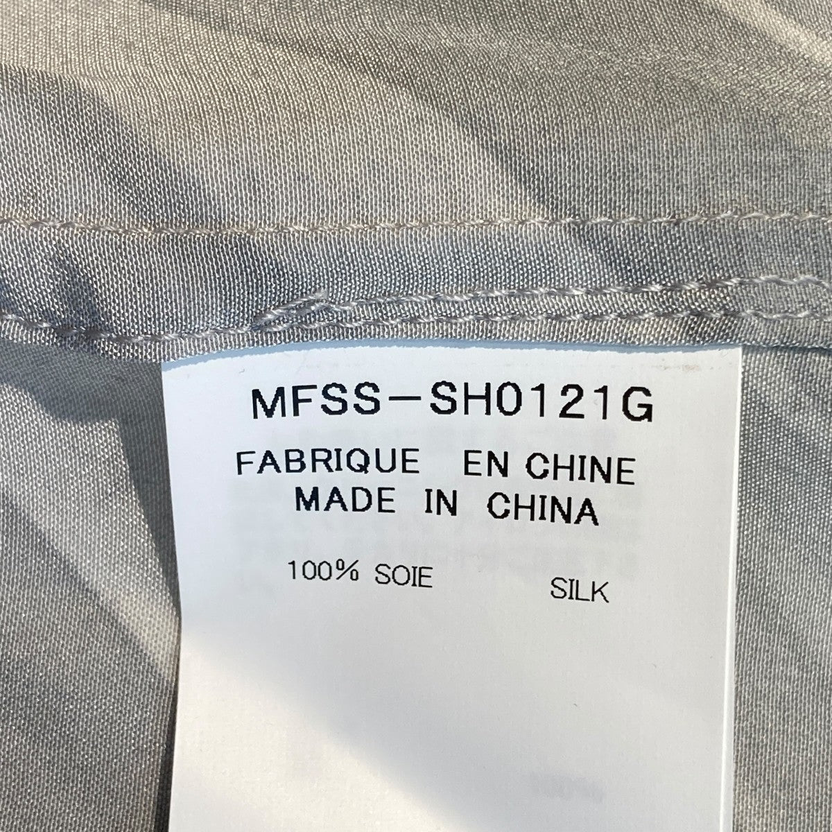 MASU 2G VASE PATTERN SHIRTS WHITE半袖シャツMFSS-SH0121G 古着・中古-6枚目のアイテム画像