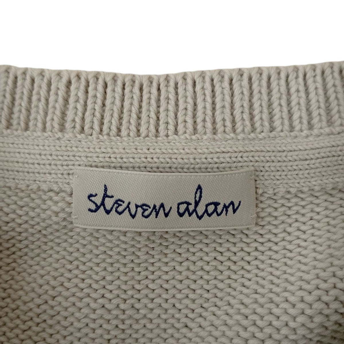 STEVEN ALAN ニットベスト8118-136-0082 古着・中古-3枚目のアイテム画像