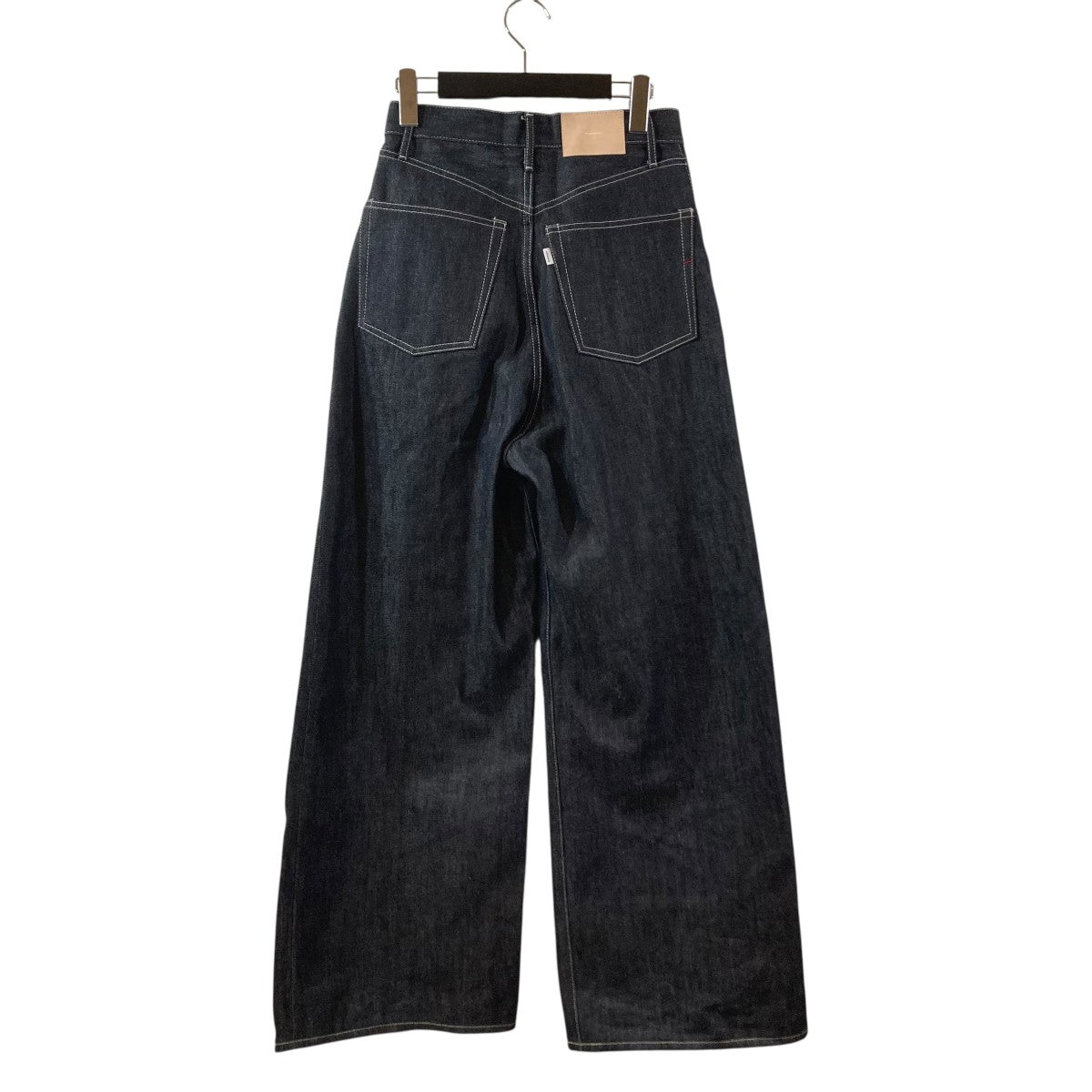Graphpaper Selvage Denim Two Tuck Wide PantsデニムパンツGL261-40062RB 古着・中古-2枚目のアイテム画像