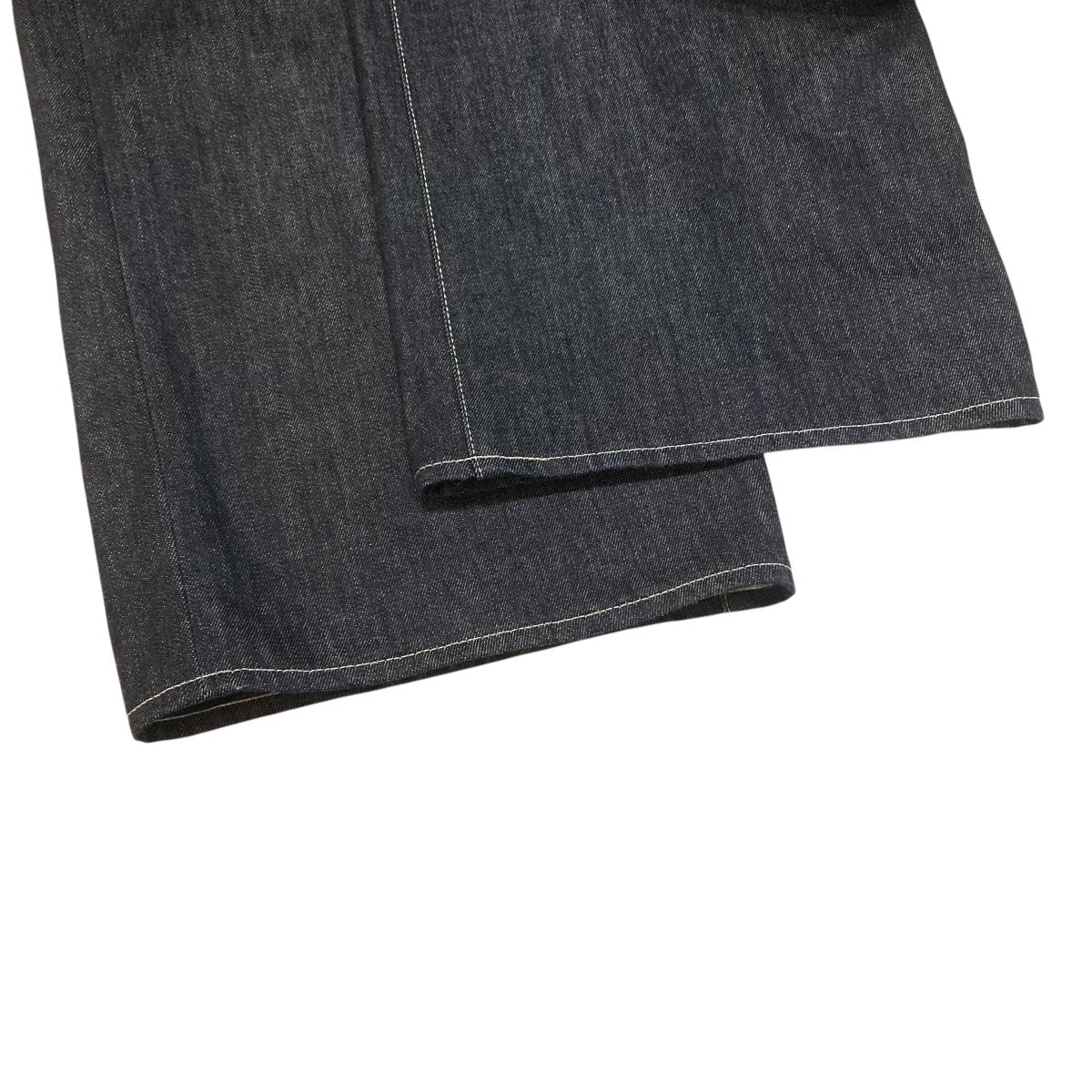 Graphpaper Selvage Denim Two Tuck Wide PantsデニムパンツGL261-40062RB 古着・中古-4枚目のアイテム画像