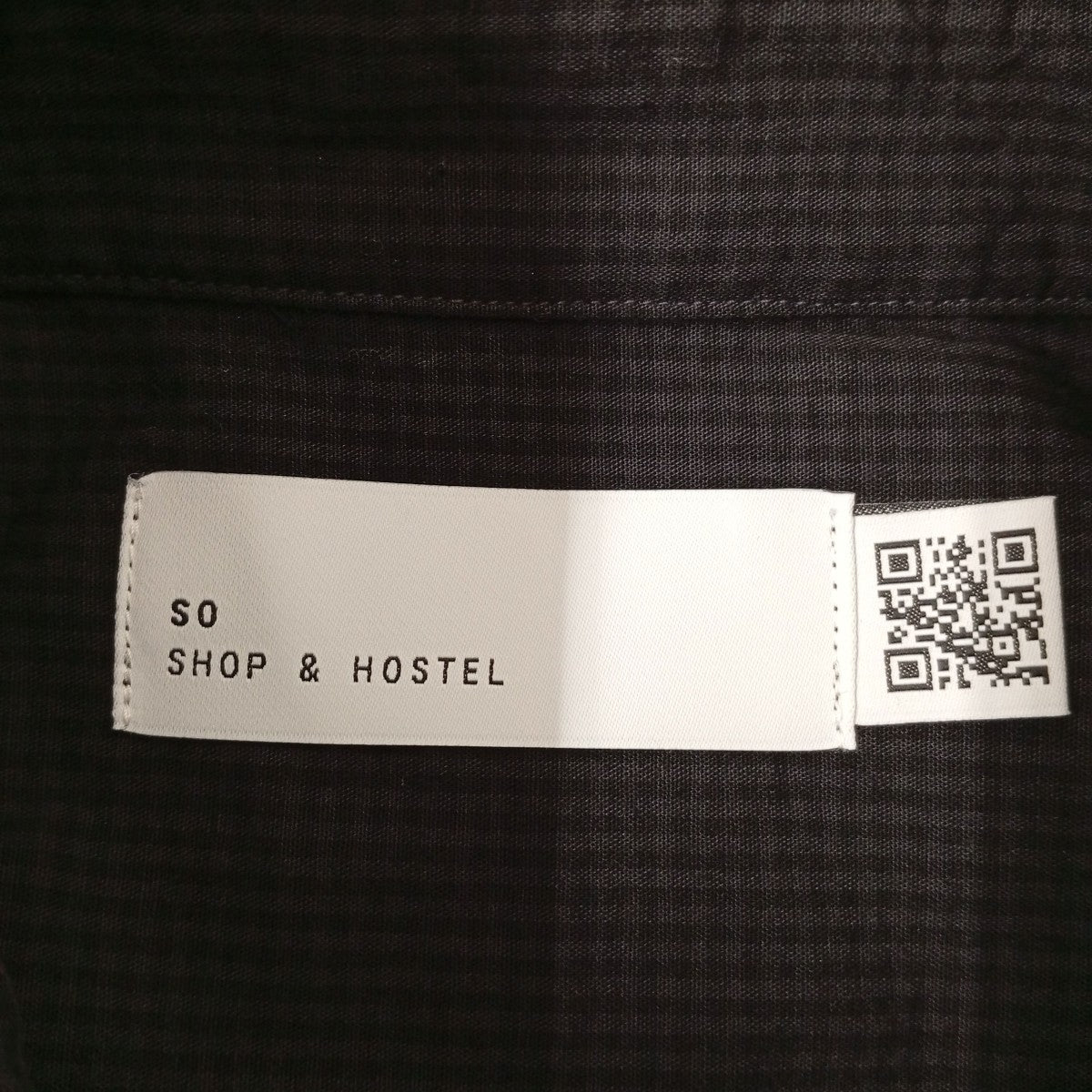 SO SHOP＆HOSTEL ギンガムチェック長袖シャツso-231-100 古着・中古-3枚目のアイテム画像