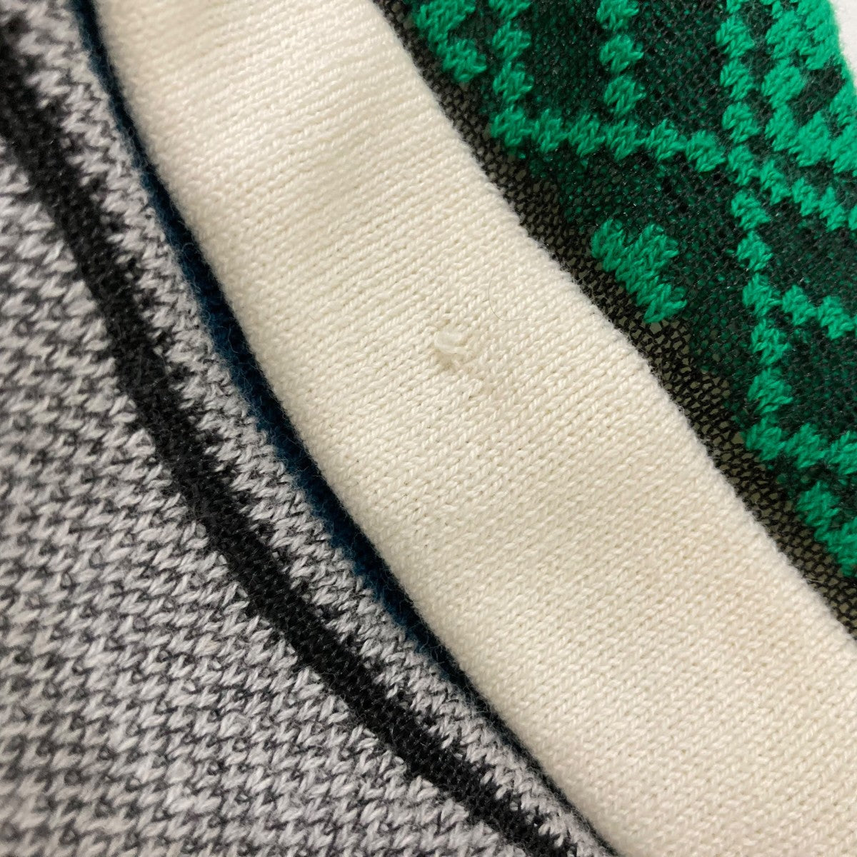 Rug Jacquard Knit Pullover長袖ニット2205997