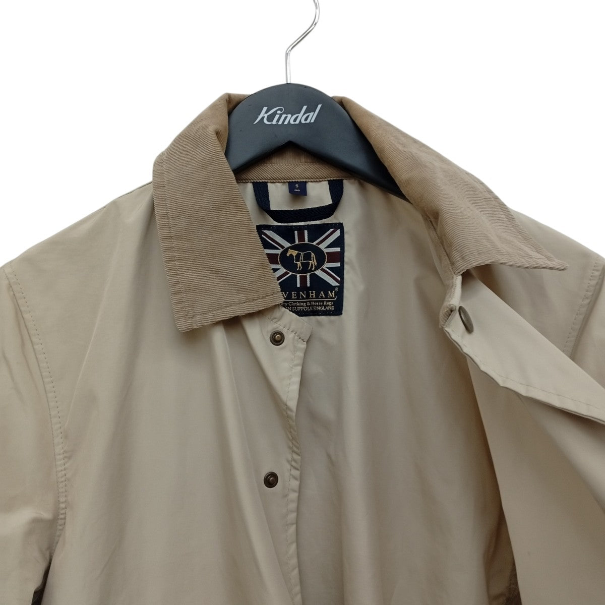 LAVENHAM ステンカラーコート 古着・中古-4枚目のアイテム画像