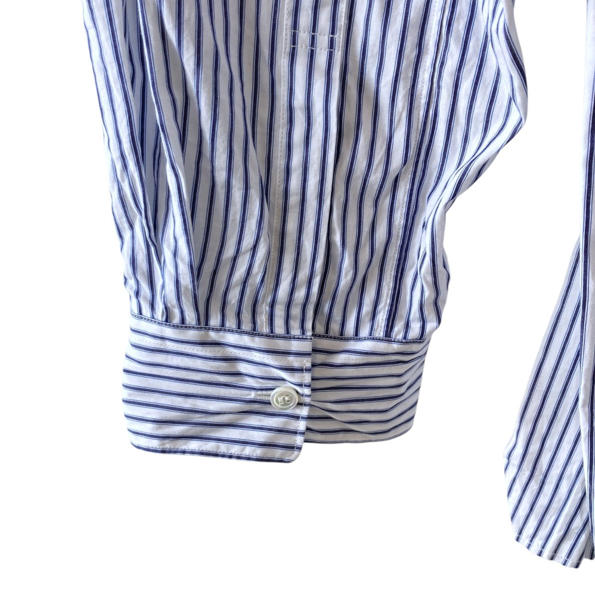 CDG ストライプ裾フリンジ 長袖シャツSZ-B006 古着・中古-4枚目のアイテム画像