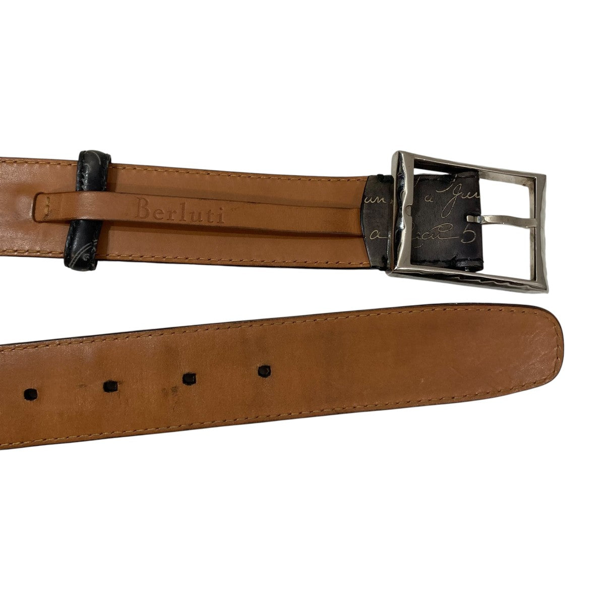 Berluti レザーベルトL0126 古着・中古-5枚目のアイテム画像