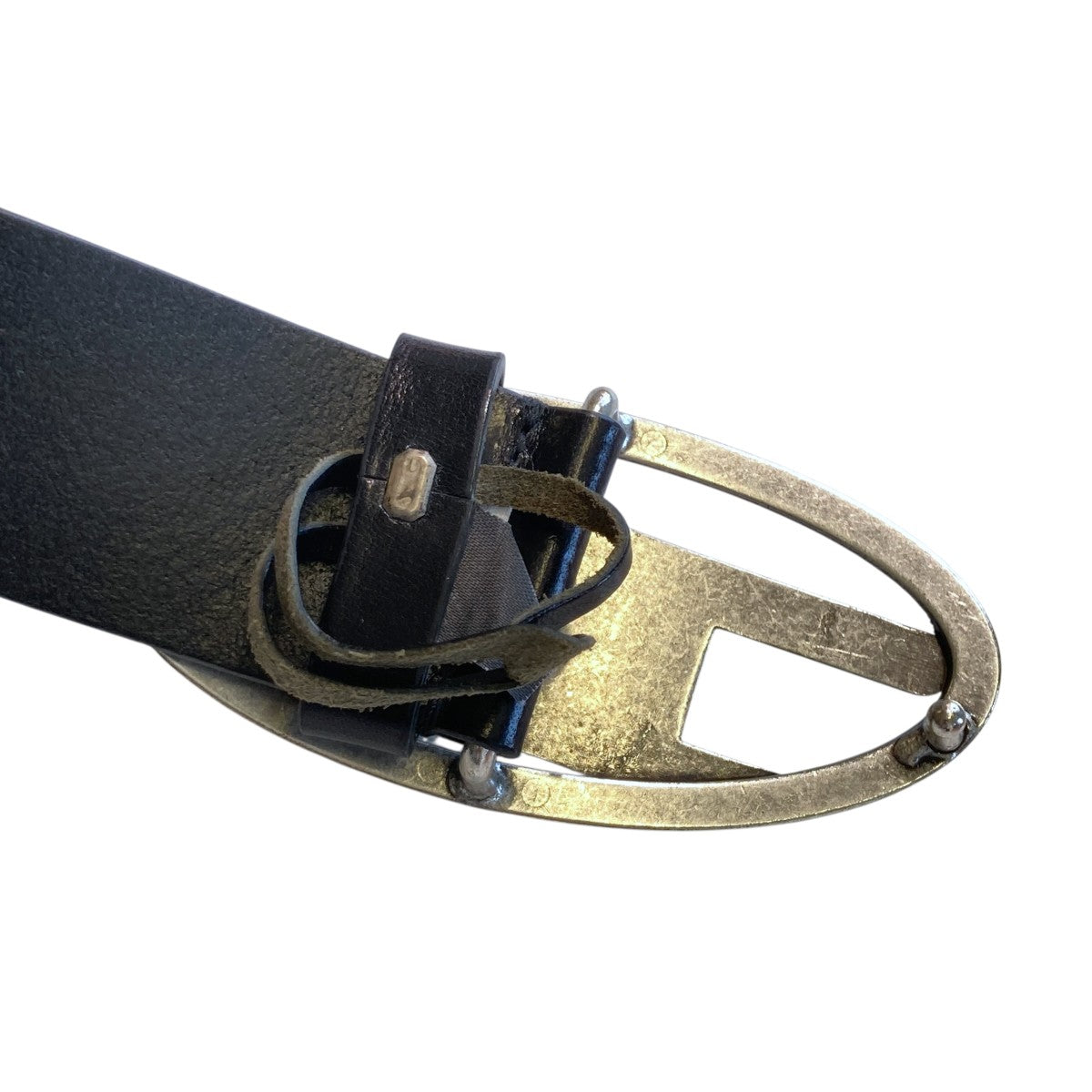 DIESEL ロゴバックル レザー ベルトX08516 古着・中古-2枚目のアイテム画像