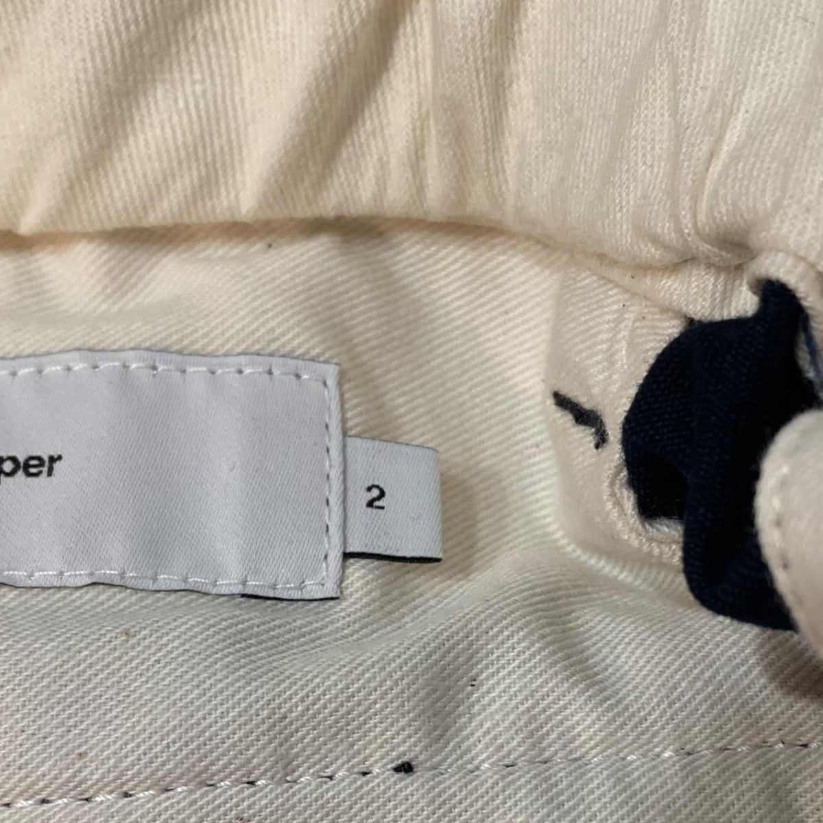 Graphpaper Westpoint Chino Wide Straight ワイドチノパンツ GM233-40069B 古着・中古-7枚目のアイテム画像