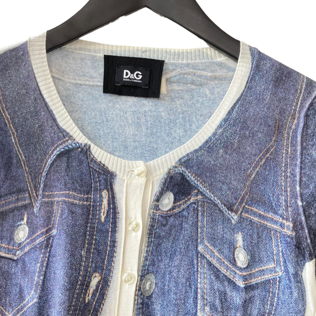 D＆G 転写プリントカーディガンSK1430 古着・中古-3枚目のアイテム画像