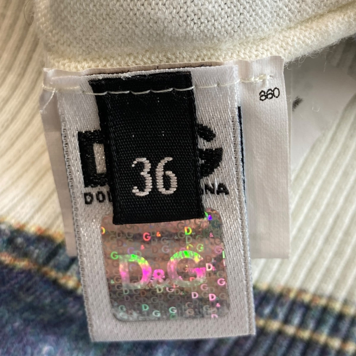 D＆G 転写プリントカーディガンSK1430 古着・中古-5枚目のアイテム画像