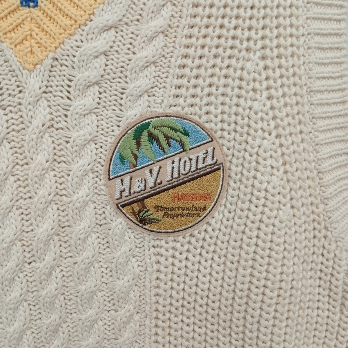 MAISON＆VOYAGE ニットベスト24-02-51-02002-TN 古着・中古-3枚目のアイテム画像
