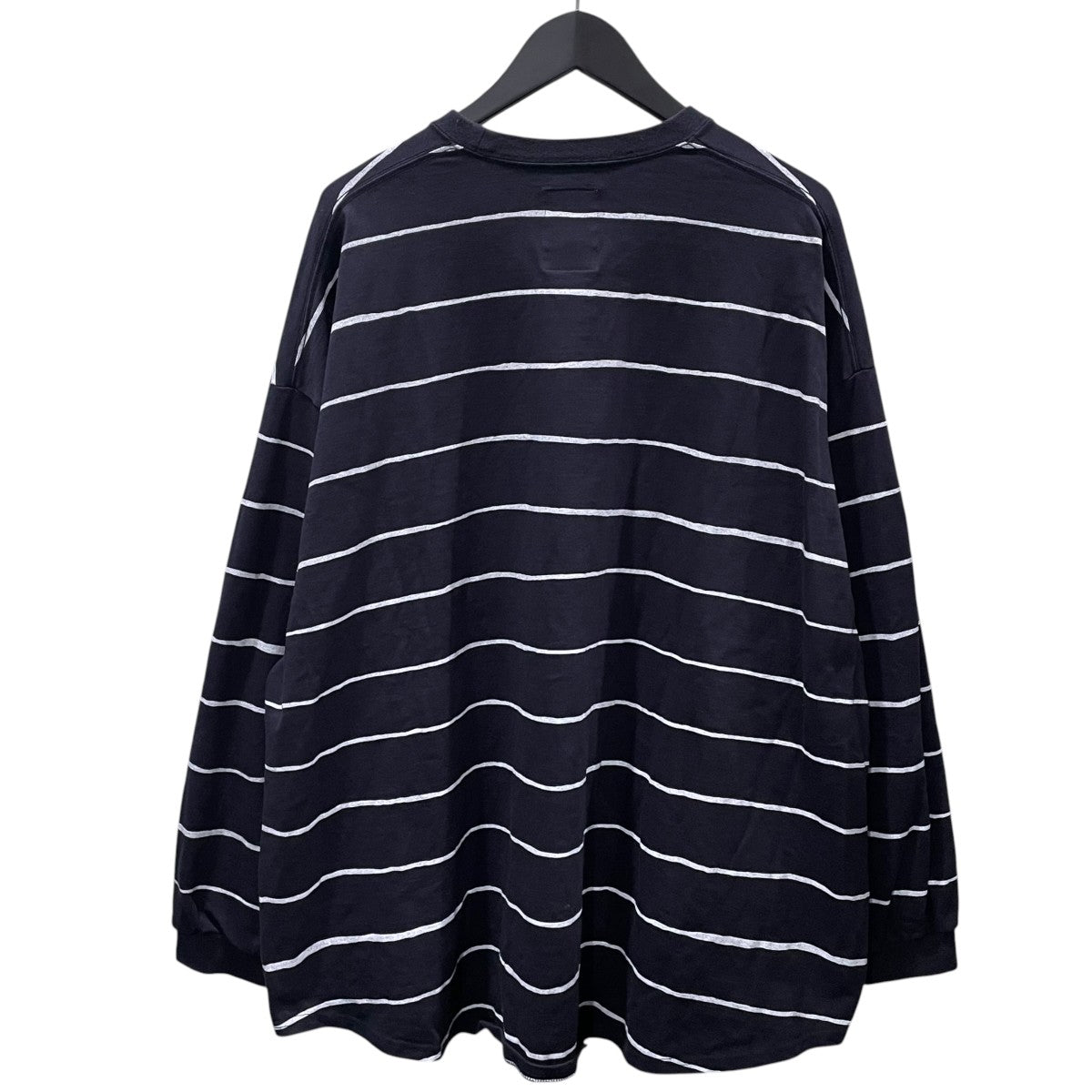 Stripes For Creative×SEESEE 25AW ボーダープリントビッグシルエットカットソー SUPER BIG BOARDER LS TEE スーパー ビッグ ボーダー ロングスリーブティー BS26110-1010276 古着・中古-2枚目のアイテム画像