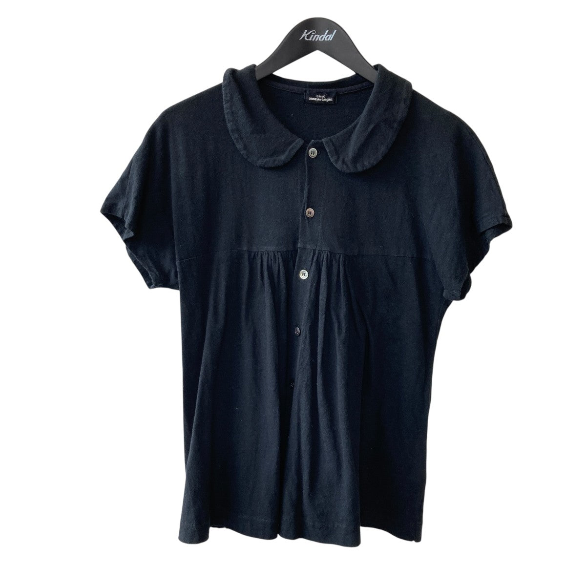 tricot COMME des GARCONS 半袖ブラウスTG-T016 古着・中古-1枚目のアイテム画像