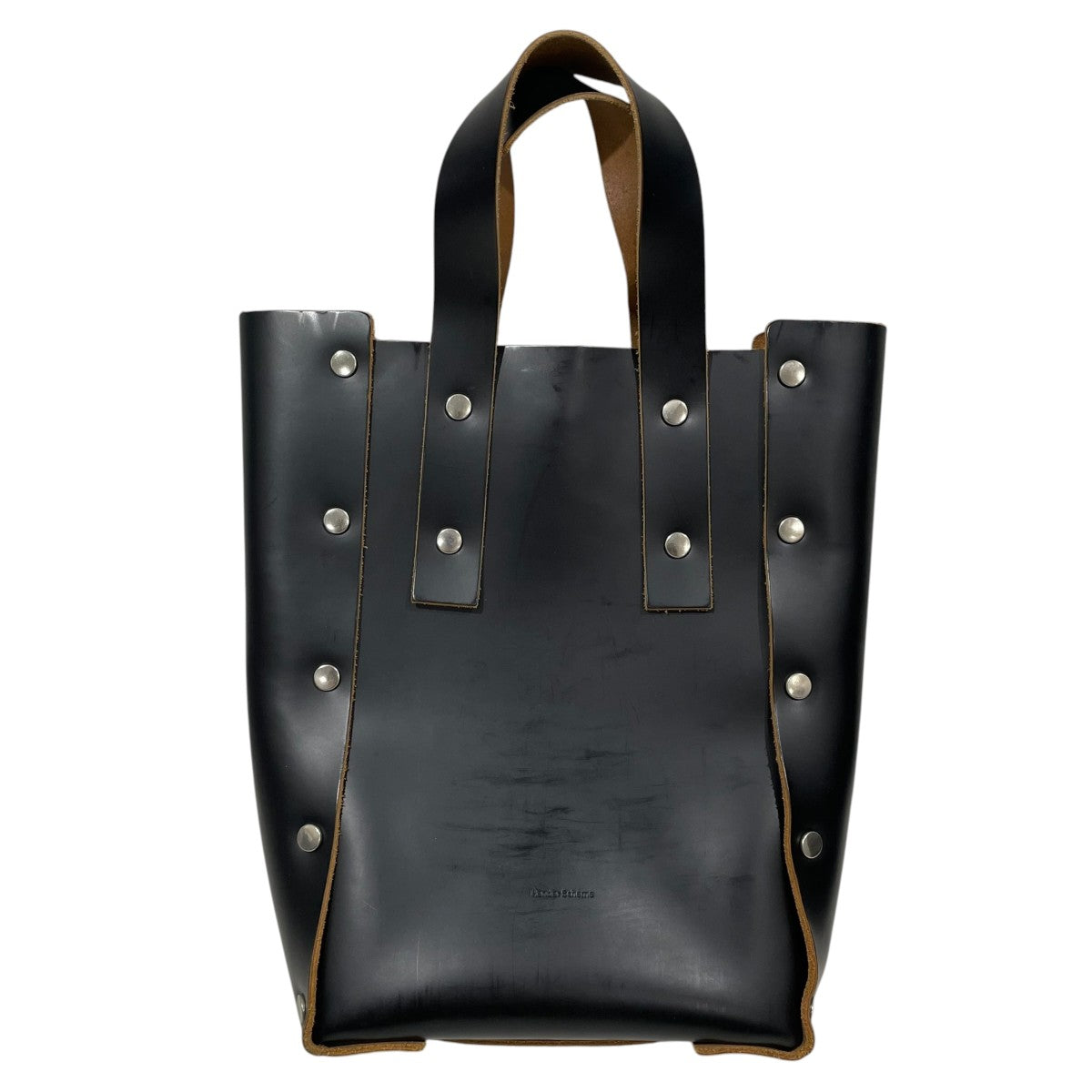 Hender Scheme レザーハンドバッグ ASSEMBLE HAND BAG TALL S アッセンブルハンドバッグ トールS di-rb-ats 古着・中古-2枚目のアイテム画像