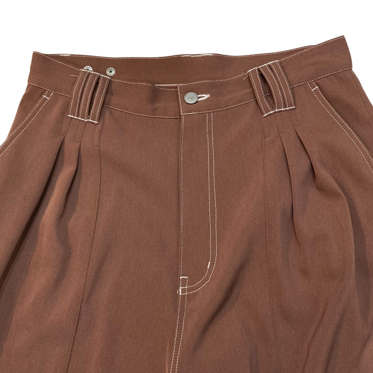 YOKE 3PLEATED WIDE-LEG TROUSERS YK25SS0908P 古着・中古-3枚目のアイテム画像