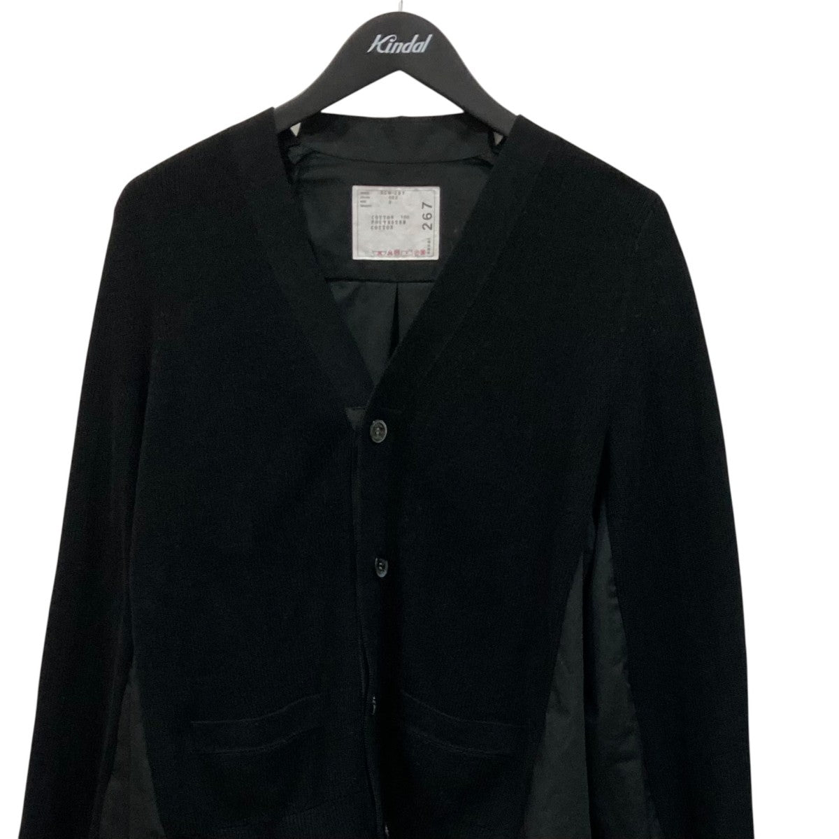sacai ニットカーディガンSCW267 古着・中古-2枚目のアイテム画像