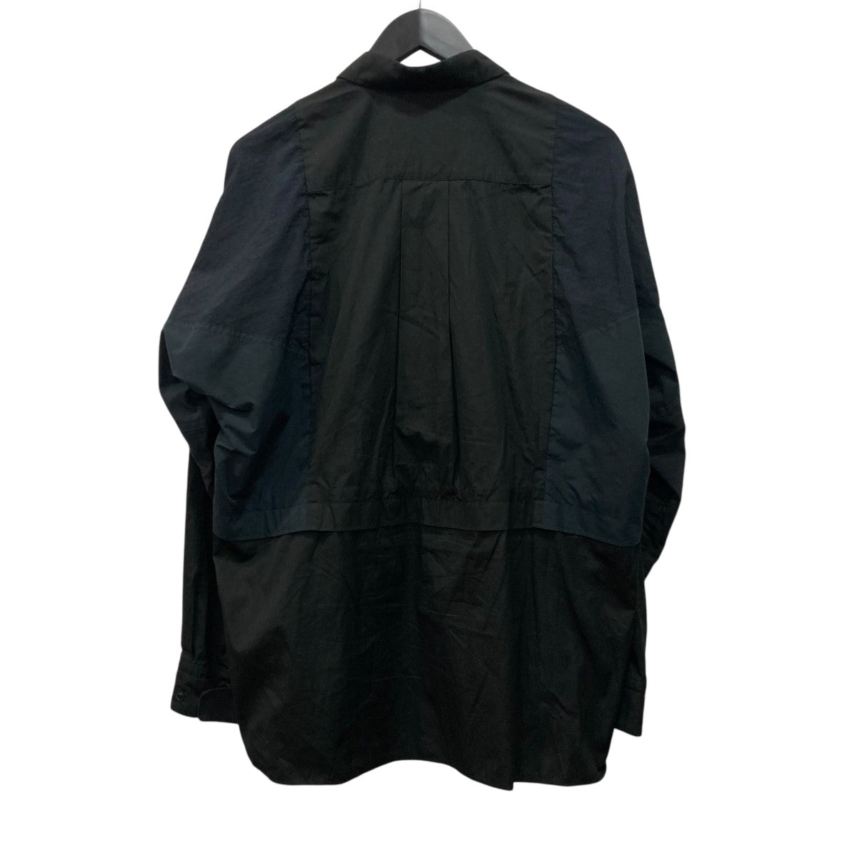 sacai Poplin x Taslan Nylon Shirt BLUE STRIPE長袖シャツ2503724M 古着・中古-4枚目のアイテム画像
