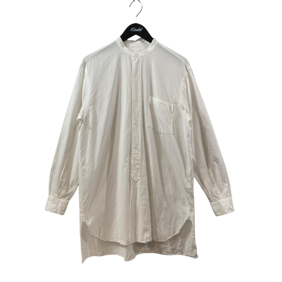 COMOLI BAND COLLAR SHIRT バンドカラーシャツ T01-02002 古着・中古-1枚目のアイテム画像