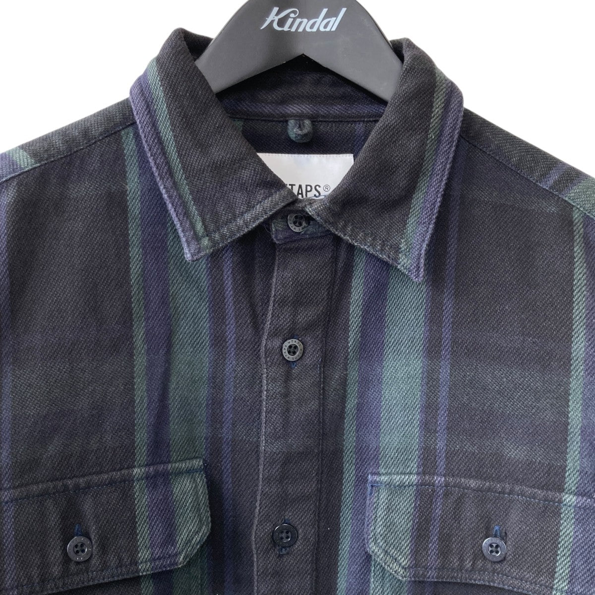 WTAPS(ダブルタップス) 21AWDECK FLANNEL TEXTILE長袖フランネルシャツ