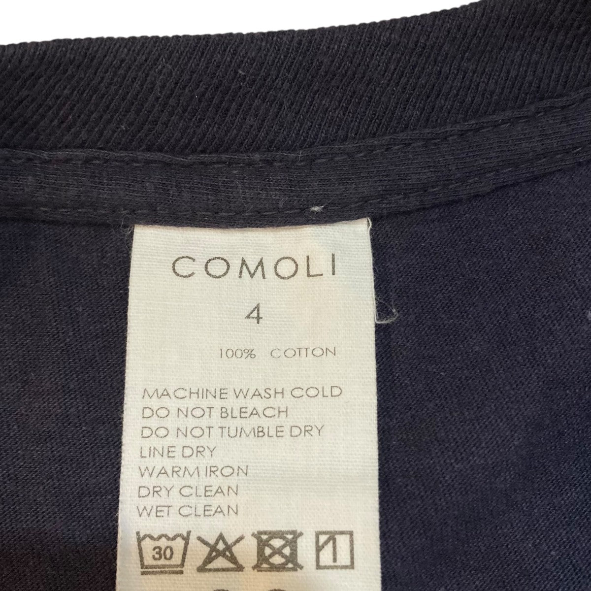 COMOLI TシャツB01-05020 古着・中古-6枚目のアイテム画像