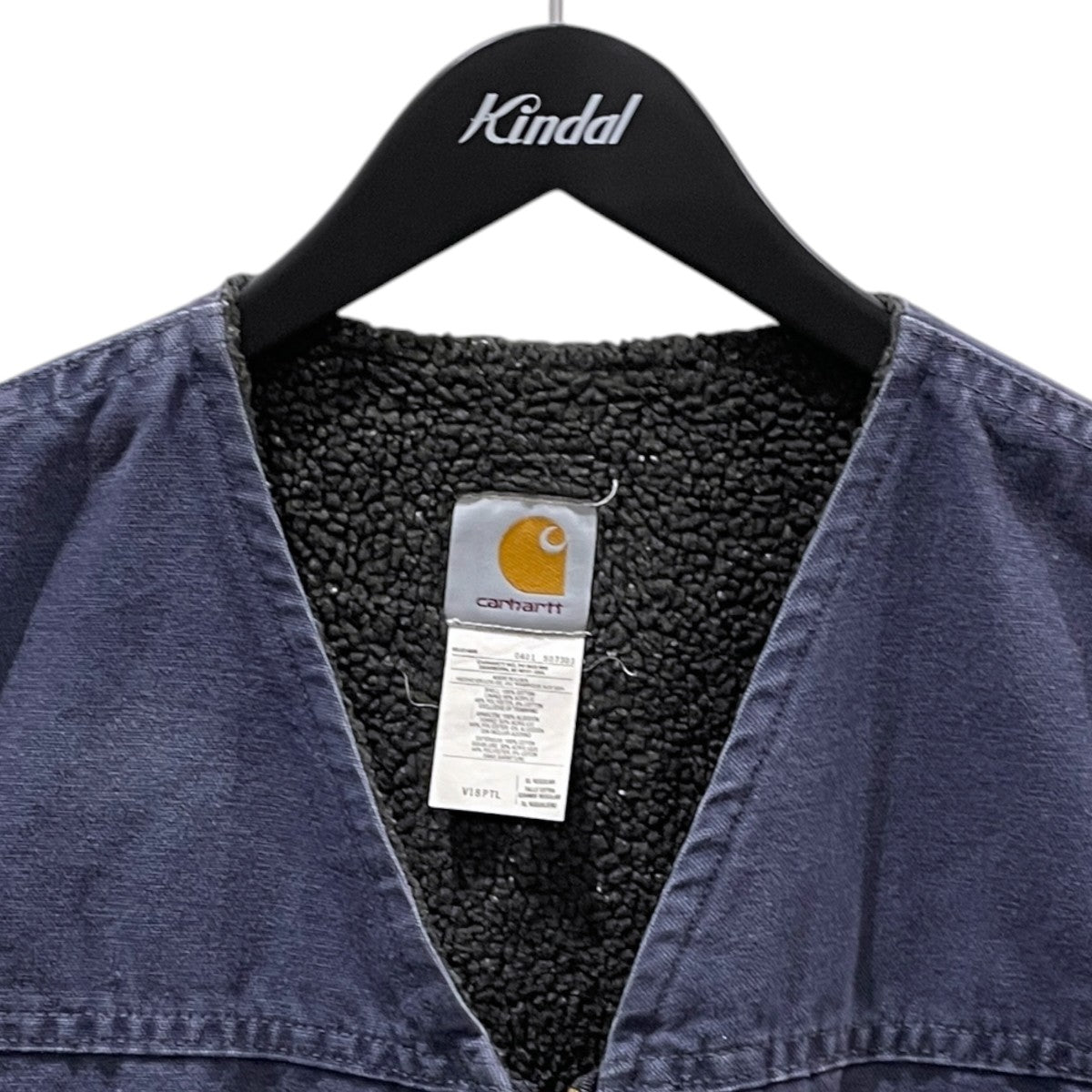 CarHartt ジップアップ裏ボアダックベスト Sandstone Vest ／ Sherpa-Lined サンドストーンベスト ／ シェルパラインド V18 古着・中古-3枚目のアイテム画像