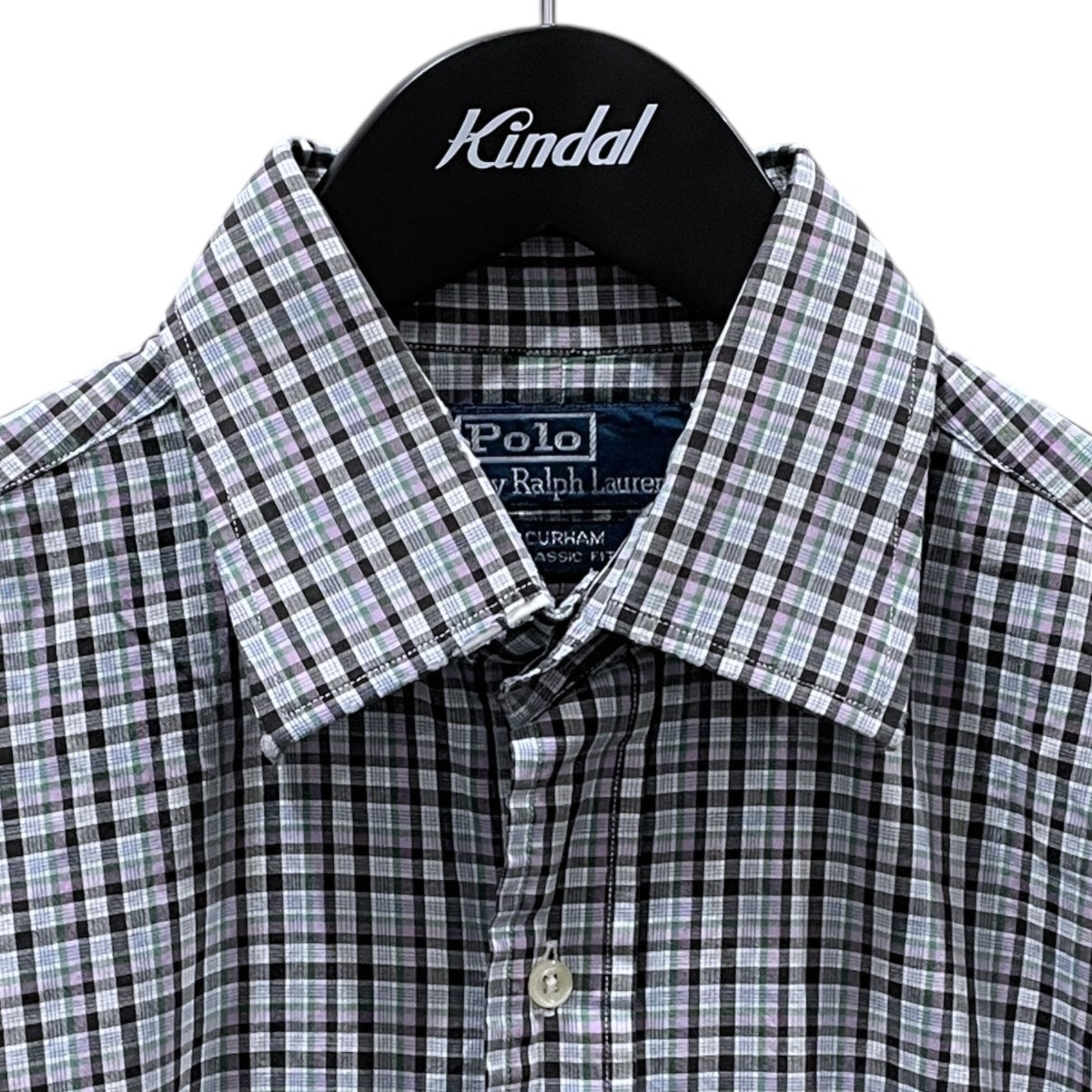 90s チェック柄シャツ CURHAM CLASSIC FIT カーハム クラシックフィット