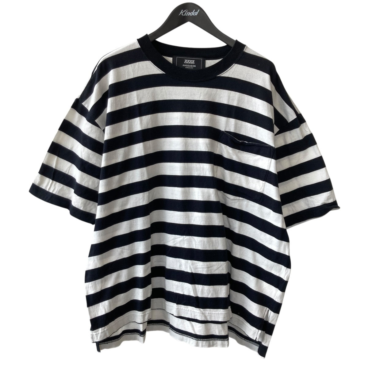 ANREALAGE ボーダーTシャツ 古着・中古-1枚目のアイテム画像