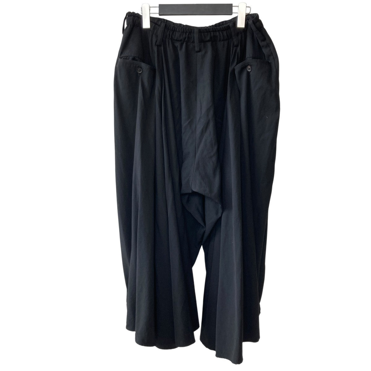 Yohji Yamamoto pour homme KARASU Pants Wrinkled GabardineイージーパンツHH-P48-100 古着・中古-2枚目のアイテム画像