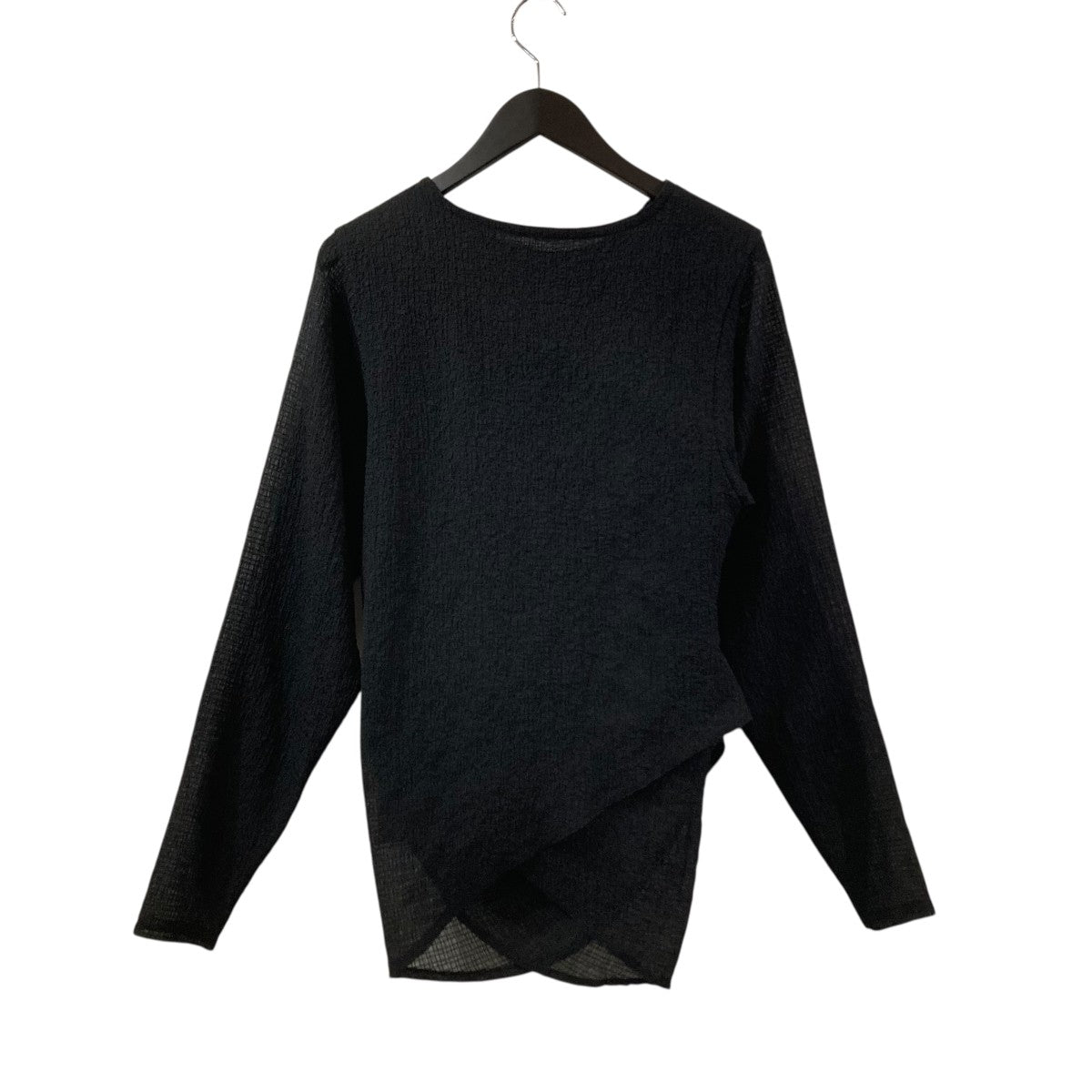 Omar Afridi 参考価格 ￥59，400 DRAPED L S TOP] 長袖カットソー 古着・中古-2枚目のアイテム画像