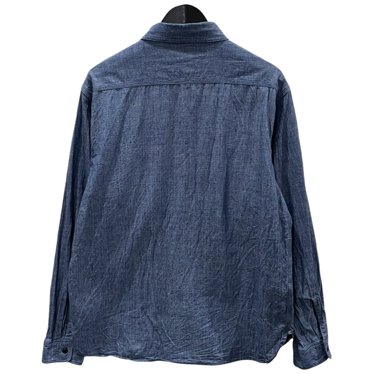 RRL インディゴシャンブレーワークシャツ Indigo Chambray Work Shirt 782751203001 古着・中古-2枚目のアイテム画像