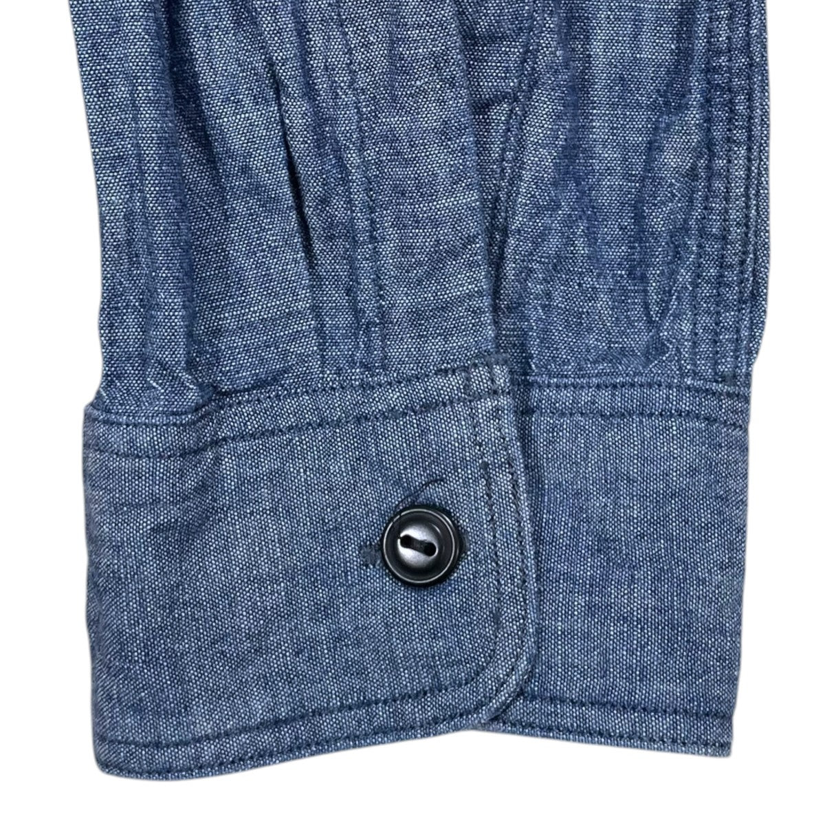 RRL インディゴシャンブレーワークシャツ Indigo Chambray Work Shirt 782751203001 古着・中古-4枚目のアイテム画像