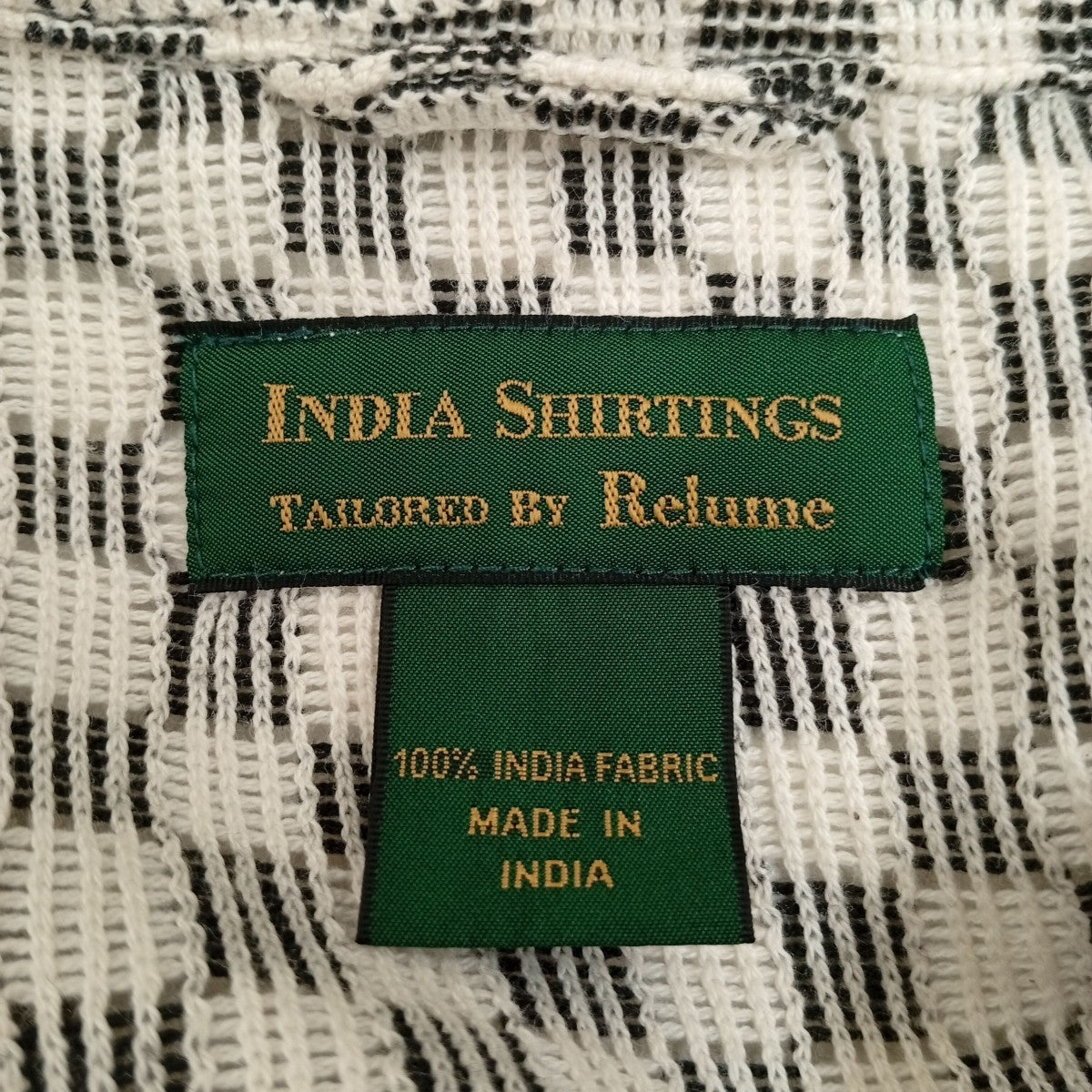 JOURNAL STANDARD relume INDIA COTTON クロシェアミ レギュラーシャツ 古着・中古-3枚目のアイテム画像