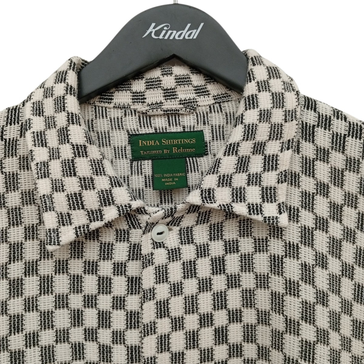 JOURNAL STANDARD relume INDIA COTTON クロシェアミ レギュラーシャツ 古着・中古-5枚目のアイテム画像