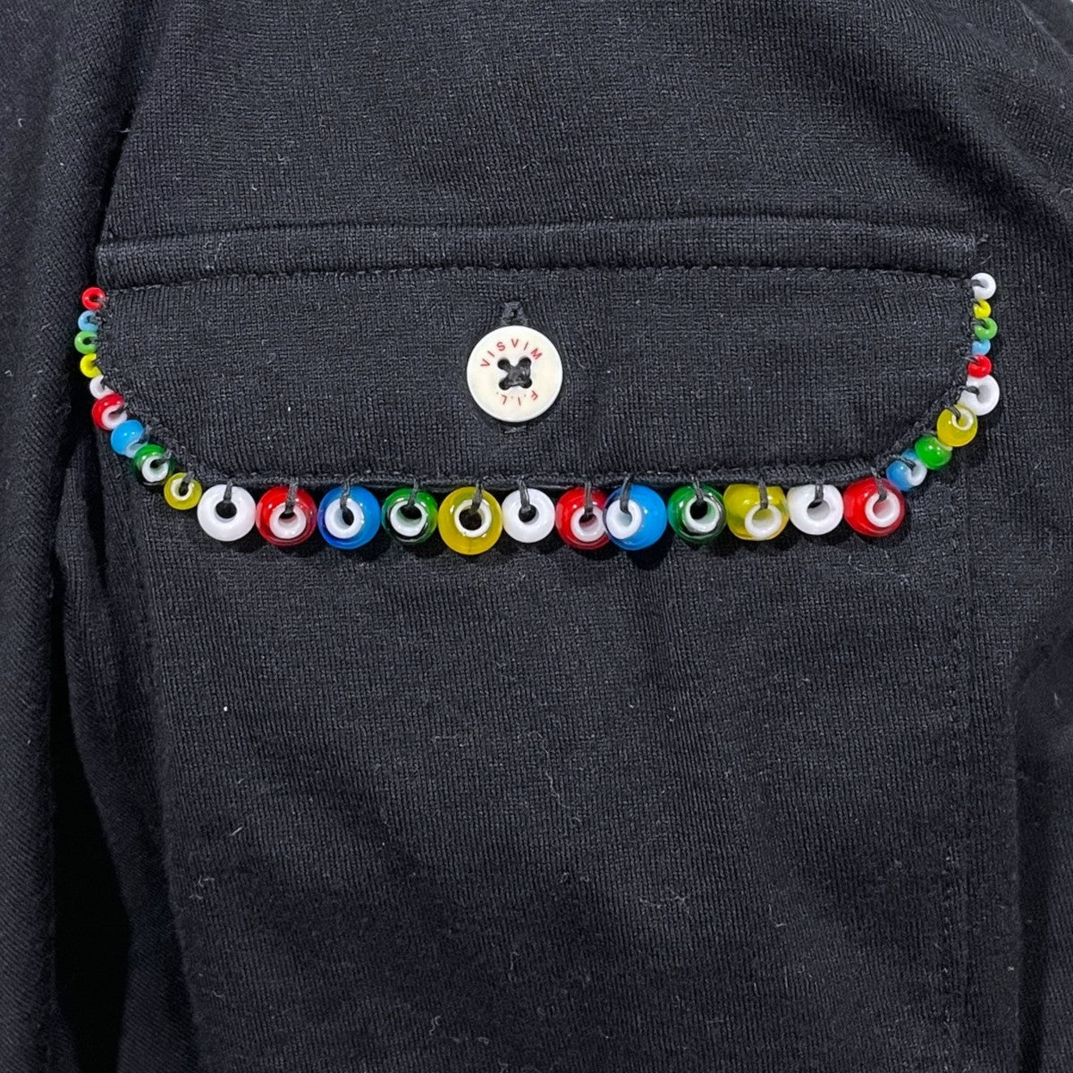 ビーズポケットTシャツ BEADED FLAP POCKET TEE S／S ビーデッド フラップ ポケット ティー ショートスリーブ